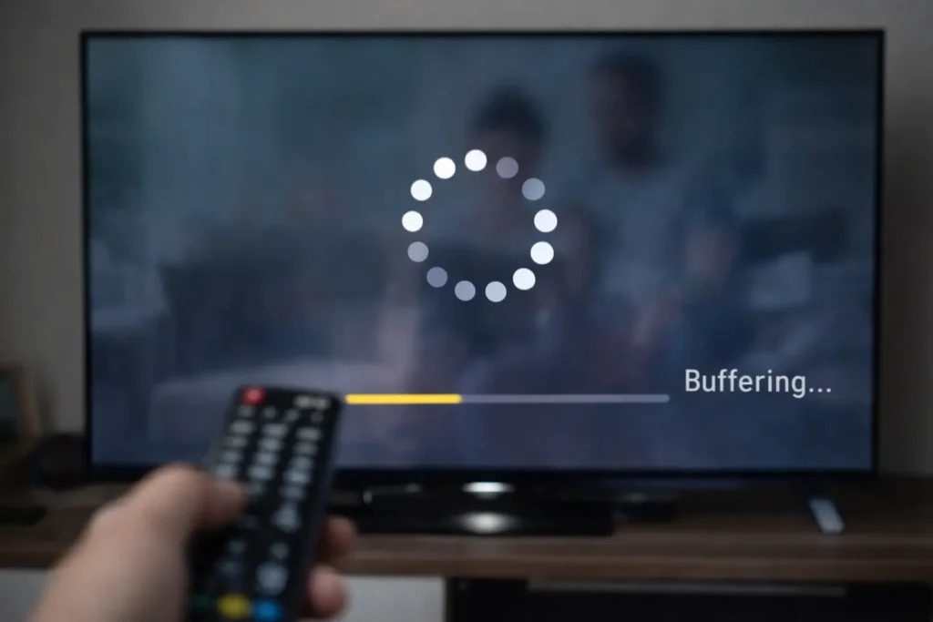 iptv probleme beim streaming mit buffering und verzögerter wiedergabe